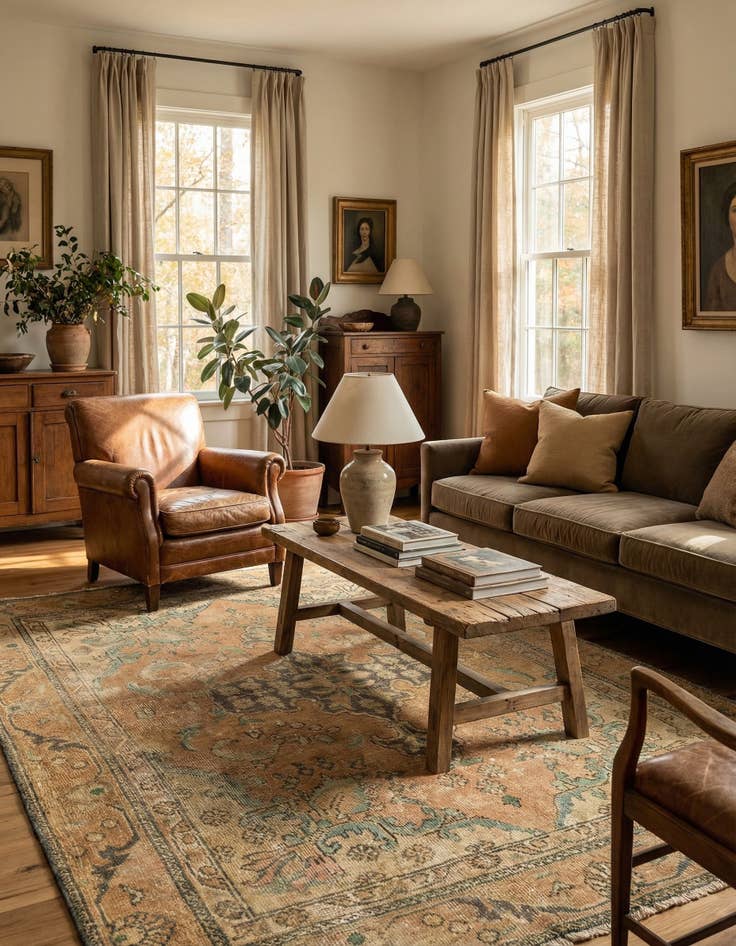 Detail image of 4' 2 x 5' 10 Vintage Rug