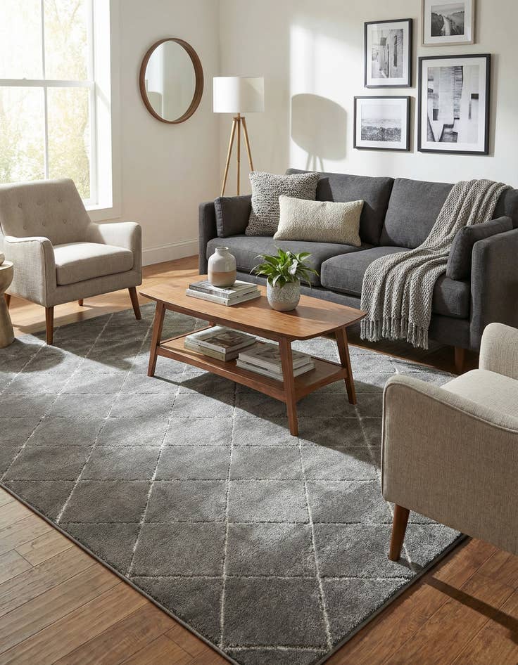 Detail image of 7' 10 x 10' Vogue Geo Rug