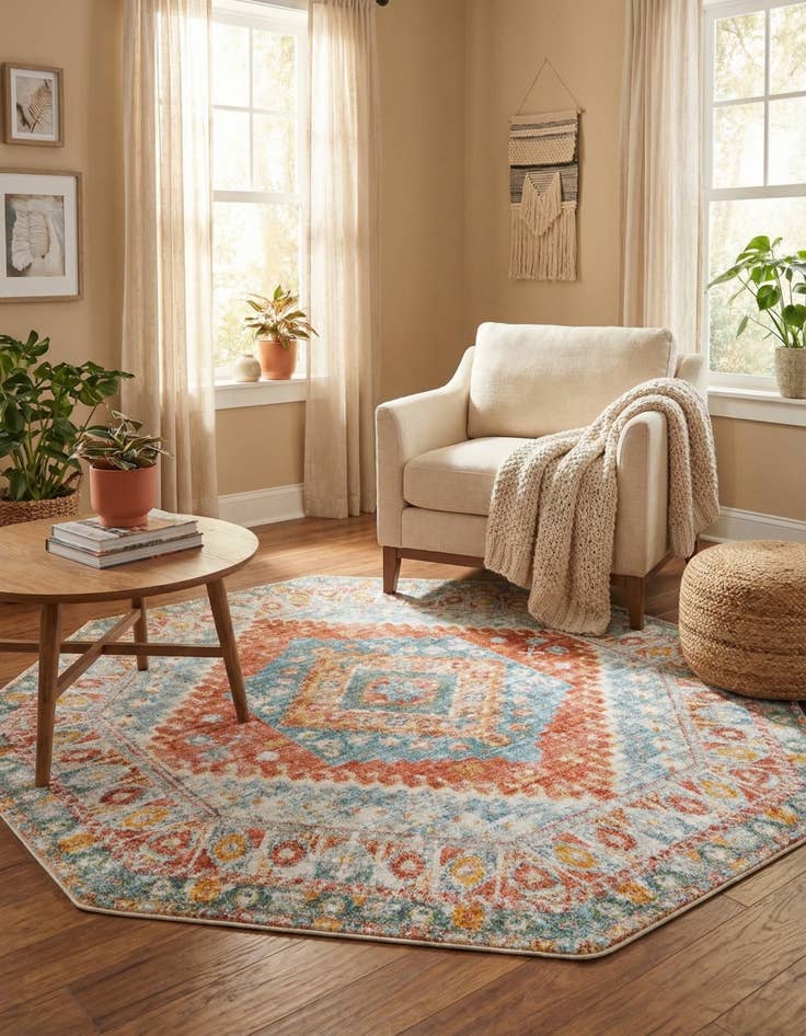 Detail image of 8' 2 x 8' 2 Paragon Octagon Rug