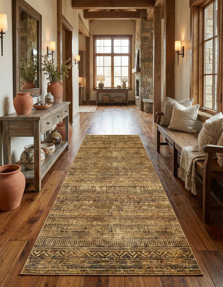 Detail image of 9' x 18' Saturn Runner Rug