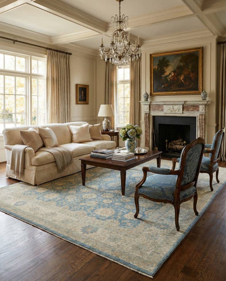 Detail image of 8' 6 x 11' 8 Ziegler Wool Rug
