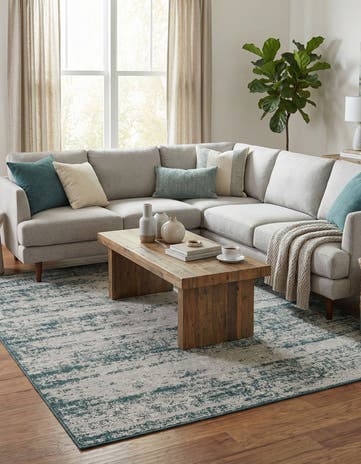 5' x 7' Easy-Clean Modern Indoor / Outdoor Rug