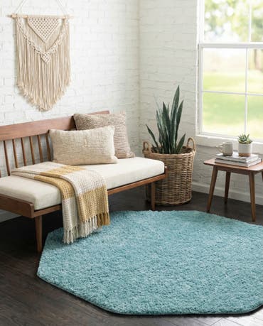  6' x 6' Everyday Shag Octagon Rug