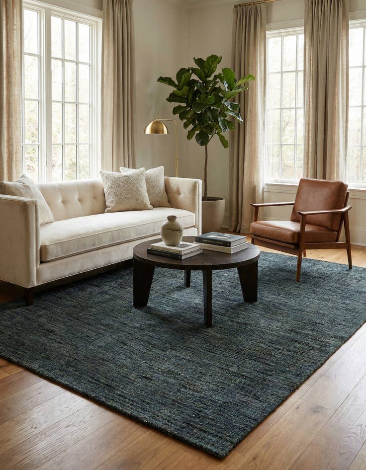 Detail image of 5' 4 x 8' 2  Hand Knotted Darya Wool Rug