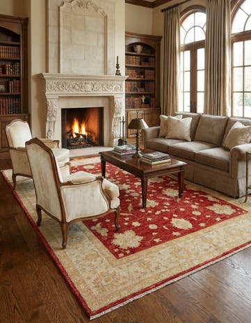 5' 7 x 7' 9 Ziegler Wool Rug