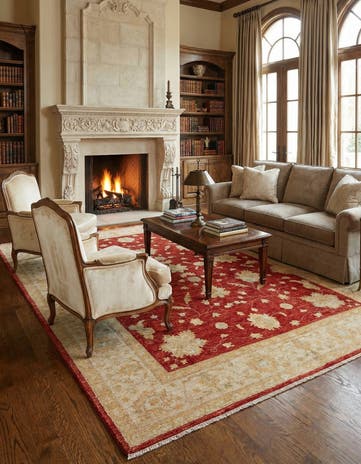 5' 7 x 7' 9 Ziegler Wool Rug