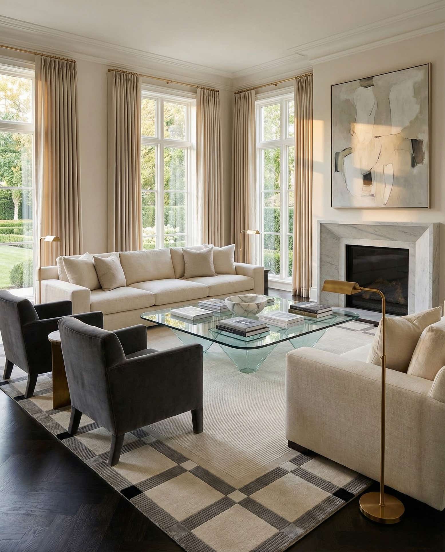 7' 10 x 9' 10 Hand Knotted Darya Wool Rug