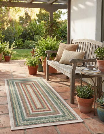 Easy-Clean Baja Indoor / Outdoor Runner Rug