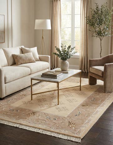4' 11 x 6' 5 Hand Knotted Darya Wool Rug