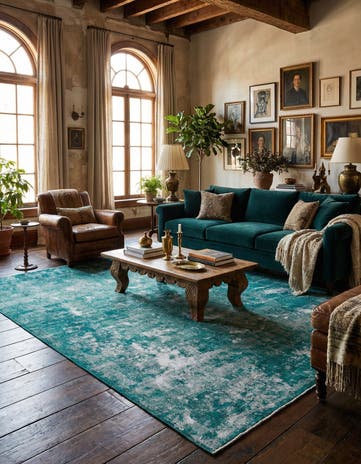 9' 8 x 13' Hand Knotted Ultra Vintage Persian Wool Rug