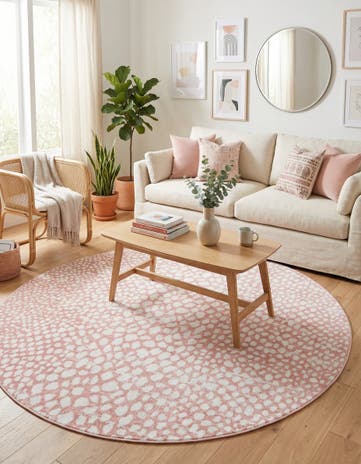 7' 10 x 7' 10 Kamala Washable Round Rug