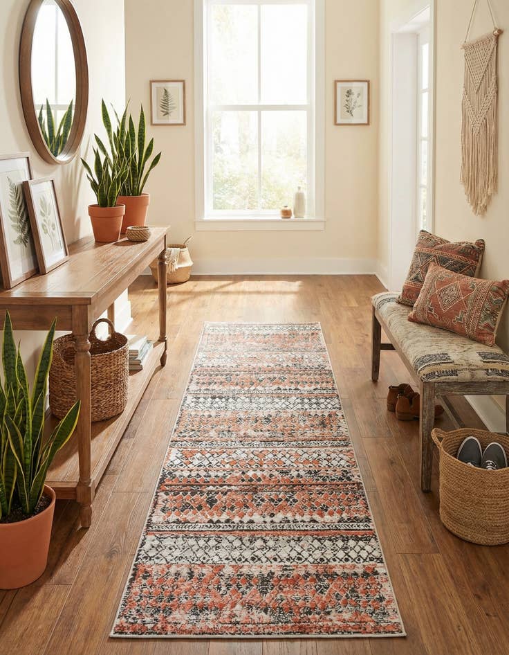 Detail image of  2' 7 x 10' Leipzig Runner Rug