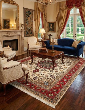 5' x 6' 6 Tabriz Rug