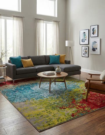 10' 6 x 16' 5 Washable Hyacinth Rug