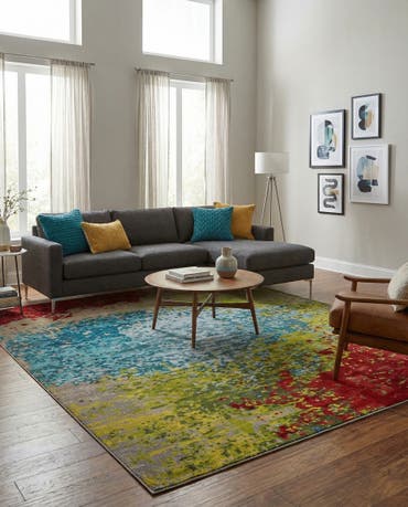  10' 6 x 16' 5  Washable Hyacinth Rug