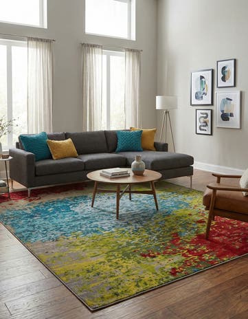 10' 6 x 16' 5 Washable Hyacinth Rug