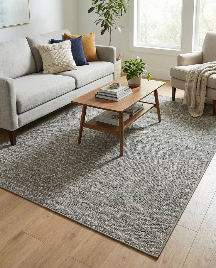 Detail image of 6' x 9' Easy-Clean Modern Indoor / Outdoor Rug