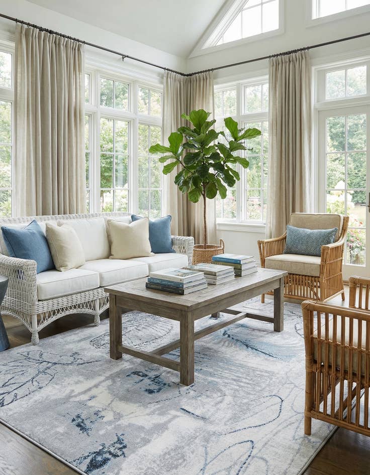 Detail image of 7' 10 x 10' Kamala Washable Rug