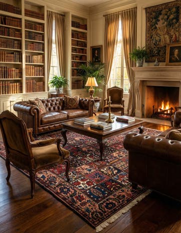 7' 3 x 9' 9 Bachtiar Wool Rug