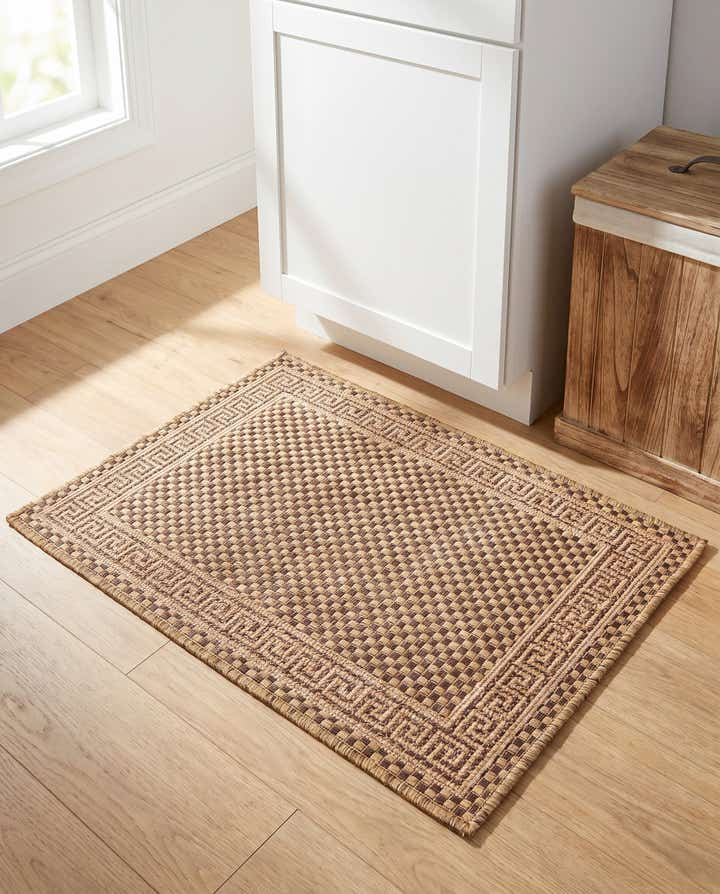 65cm x 90cm Leicht zu reinigen Border Innen- / Aussenbereich Teppich