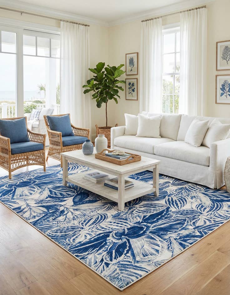 Detail image of 9' x 12' Blossom Rug