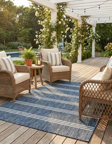4' x 6' Easy-Clean Jill Zarin Anguilla Indoor / Outdoor Rug
