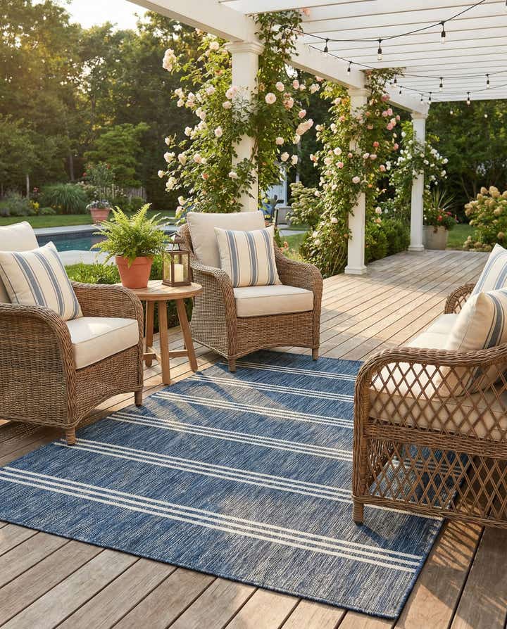 4' x 6' Easy-Clean Jill Zarin Anguilla Indoor / Outdoor Rug