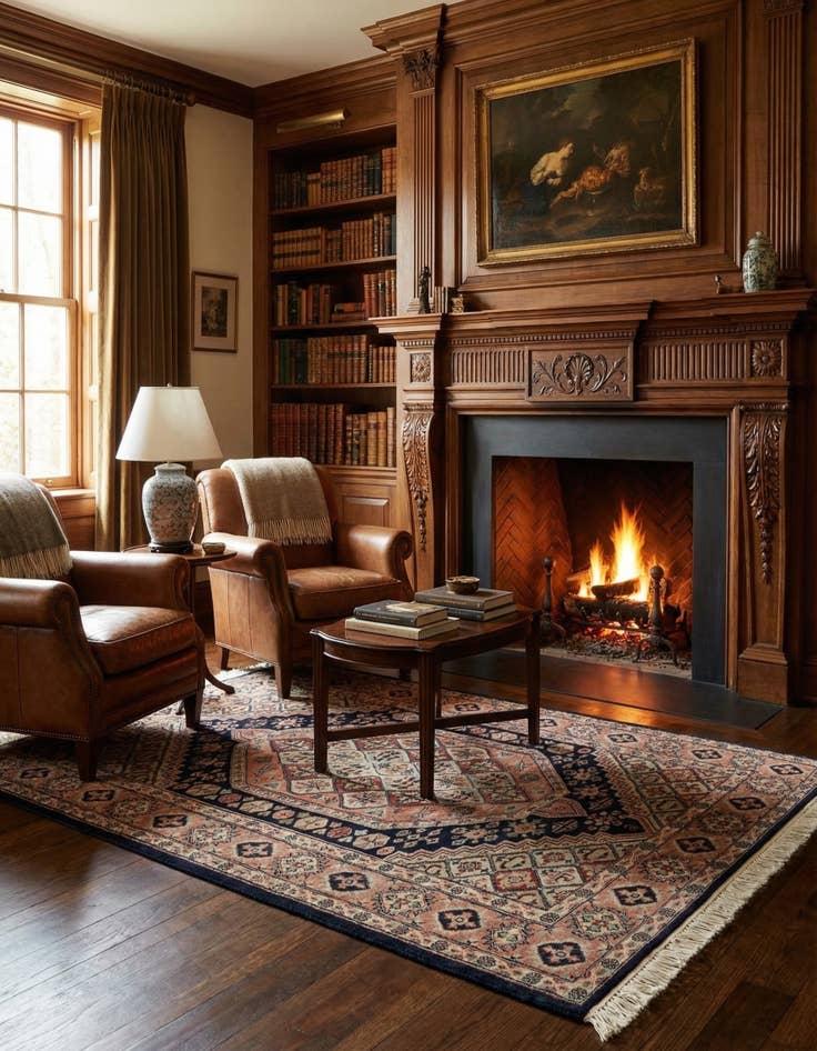 Detail image of  4' 3 x 6'  Hand Knotted Bokhara Oriental Wool Rug