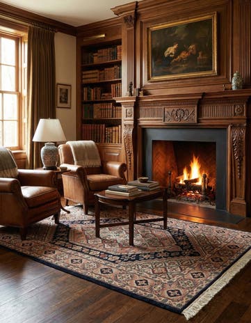 4' 3 x 6' Hand Knotted Bokhara Oriental Wool Rug