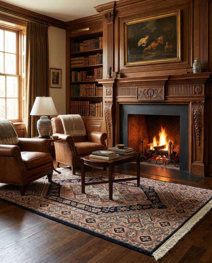 4' 3 x 6' Hand Knotted Bokhara Oriental Wool Rug