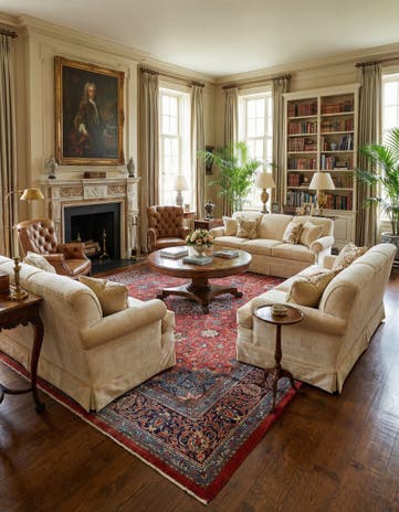 9' 8 x 13' 4 Hand Knotted Farahan Persian Wool Rug