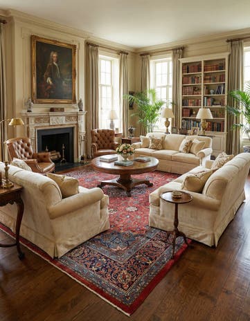 9' 8 x 13' 4 Hand Knotted Farahan Persian Wool Rug
