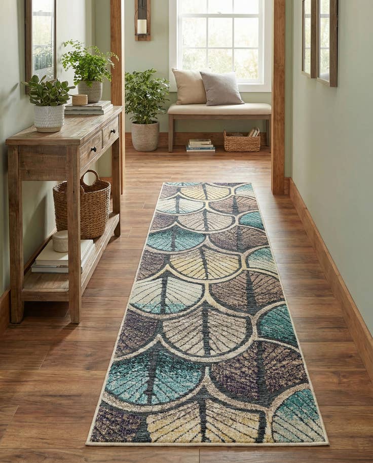Detail image of 2' 7 x 10' Easy-Clean Casablanca Indoor / Outdoor Runner Rug