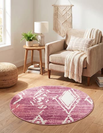 Jill Zarin 3' x 3' Uptown Carnegie Hill Round Rug