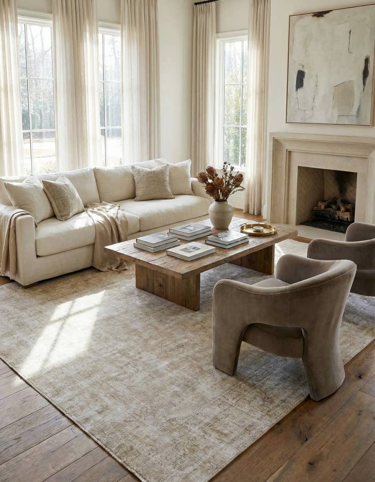 Detail image of 9' 2 x 12' 3  Hand Knotted Ultra Vintage Persian Wool Rug