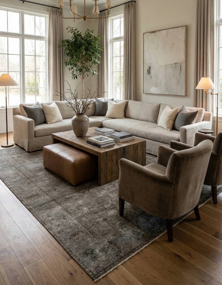 Detail image of  8' 10 x 10' 5  Hand Knotted Ultra Vintage Persian Wool Rug