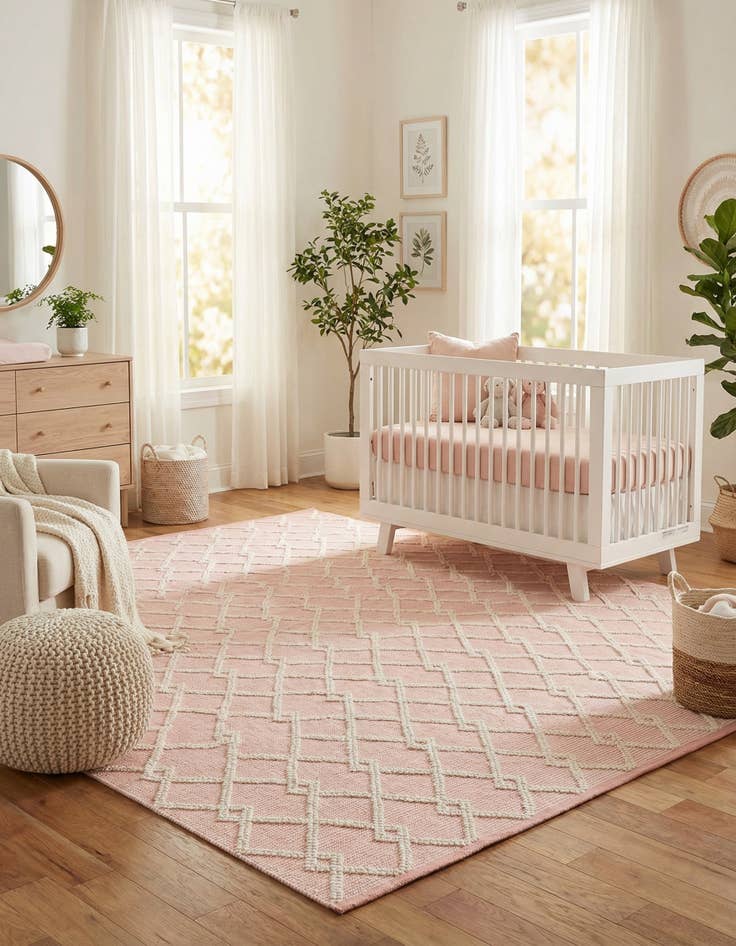 Detail image of 10' x 10'  Hand Knotted Jill Zarin Dorset Square Rug