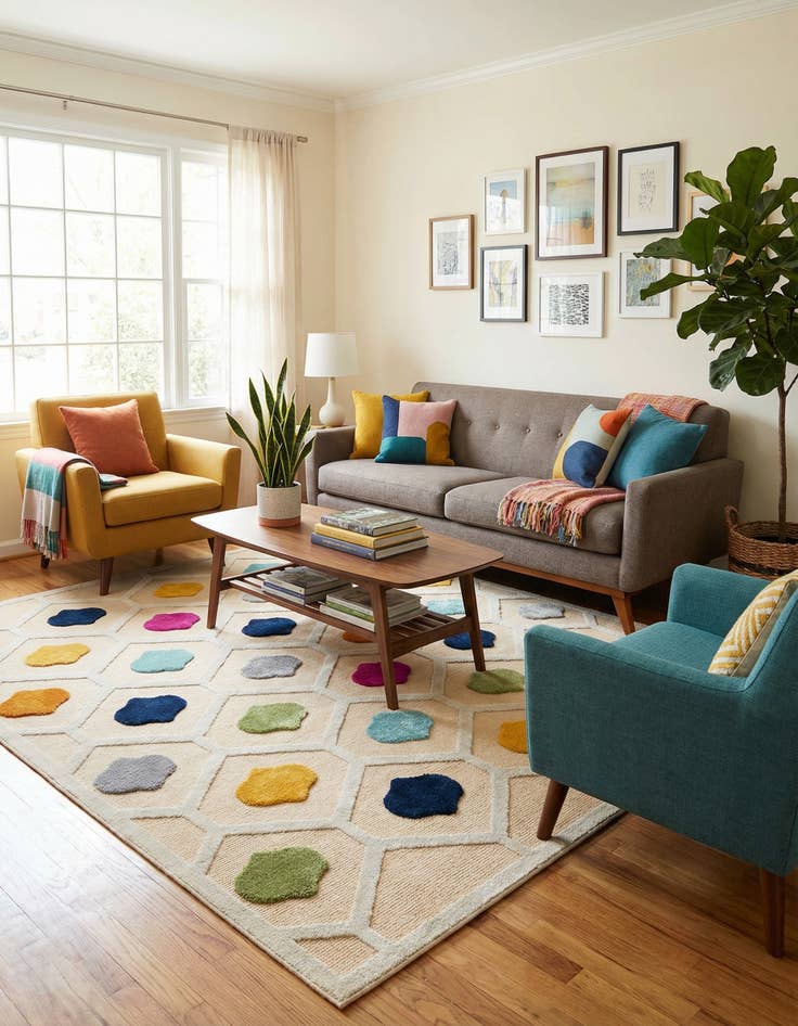 Detail image of 7' x 10'  Washable Aruba Indoor / Outdoor Rug