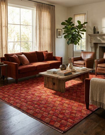 9' 2 x 12' 3 Hand Knotted Darya Wool Rug