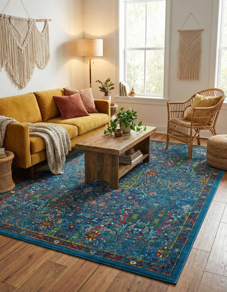 Detail image of 5' 3 x 8' Calypso Rug