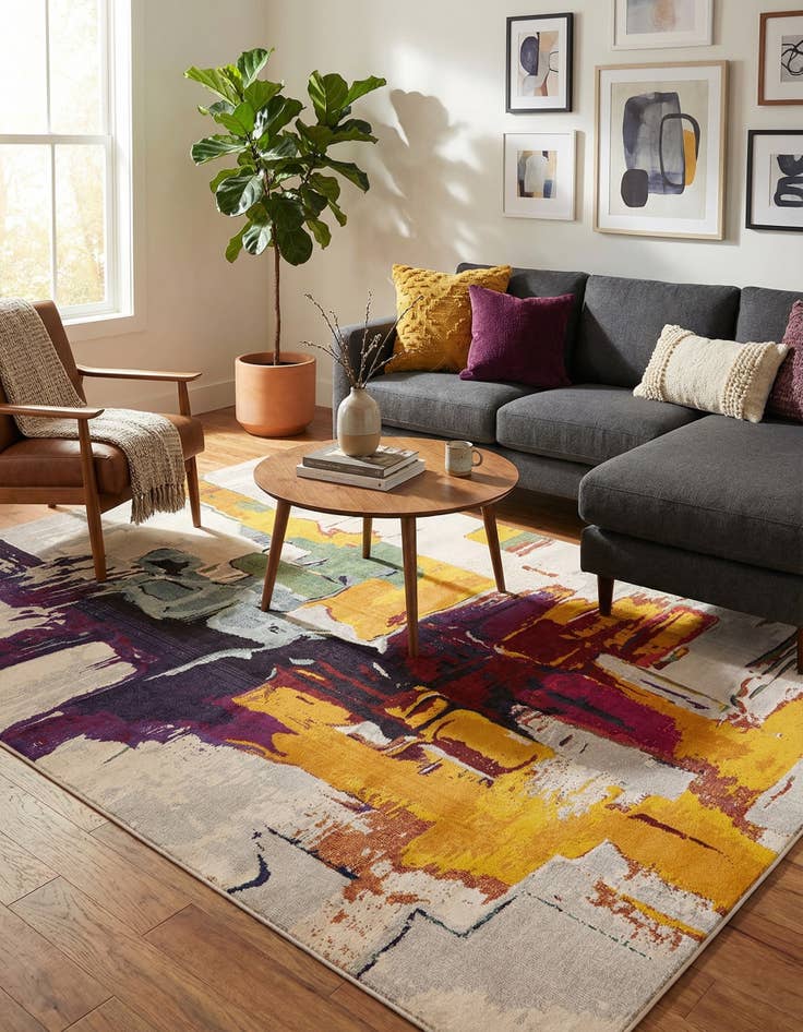 Detail image of 8' x 11'  Washable Casablanca Rug