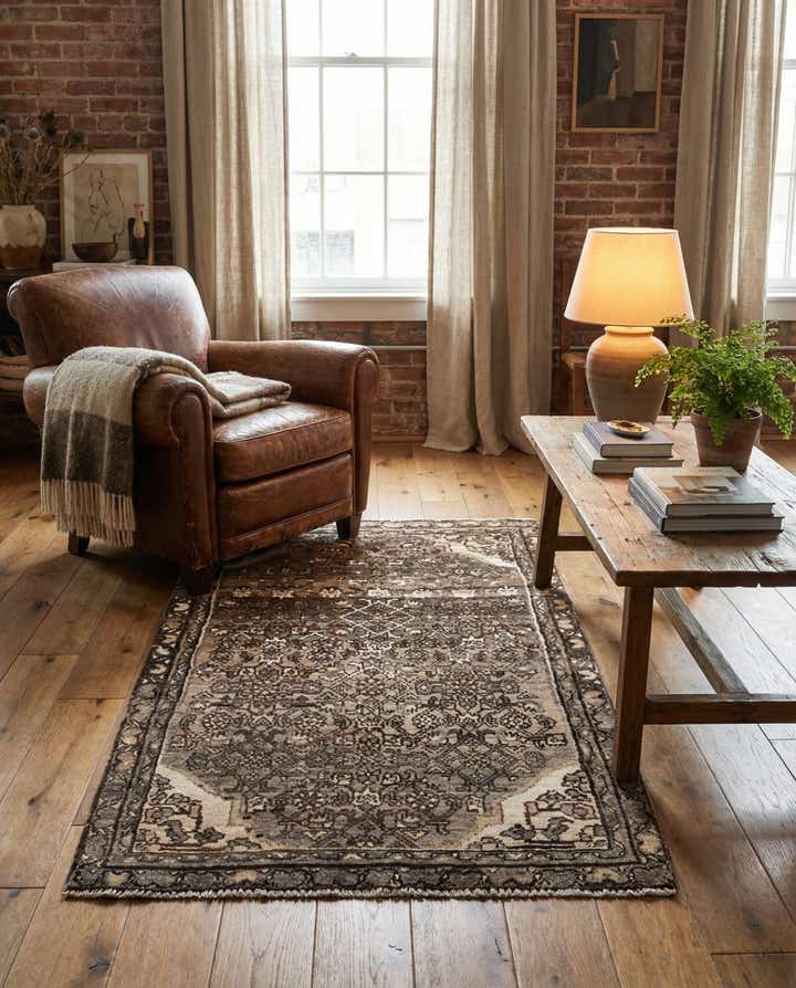 3' x 5' Hand Knotted Ultra Vintage Persian Wool Rug