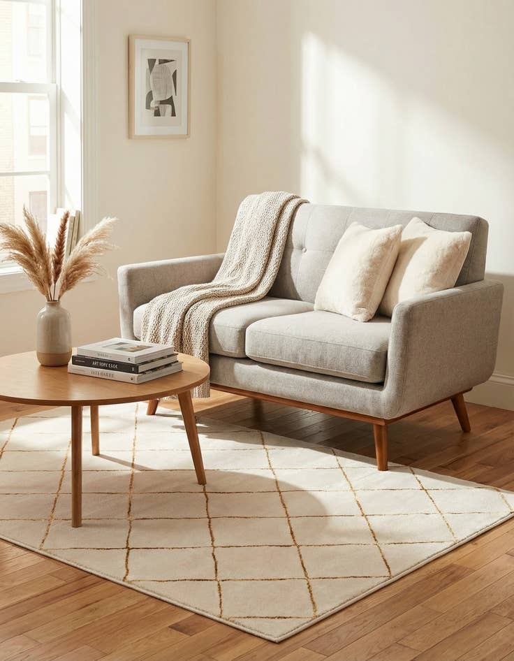 Detail image of 4' x 6' Vogue Geo Rug