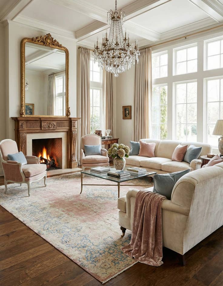 Detail image of 9' 9 x 12' 10 Vintage Royal Wool Rug