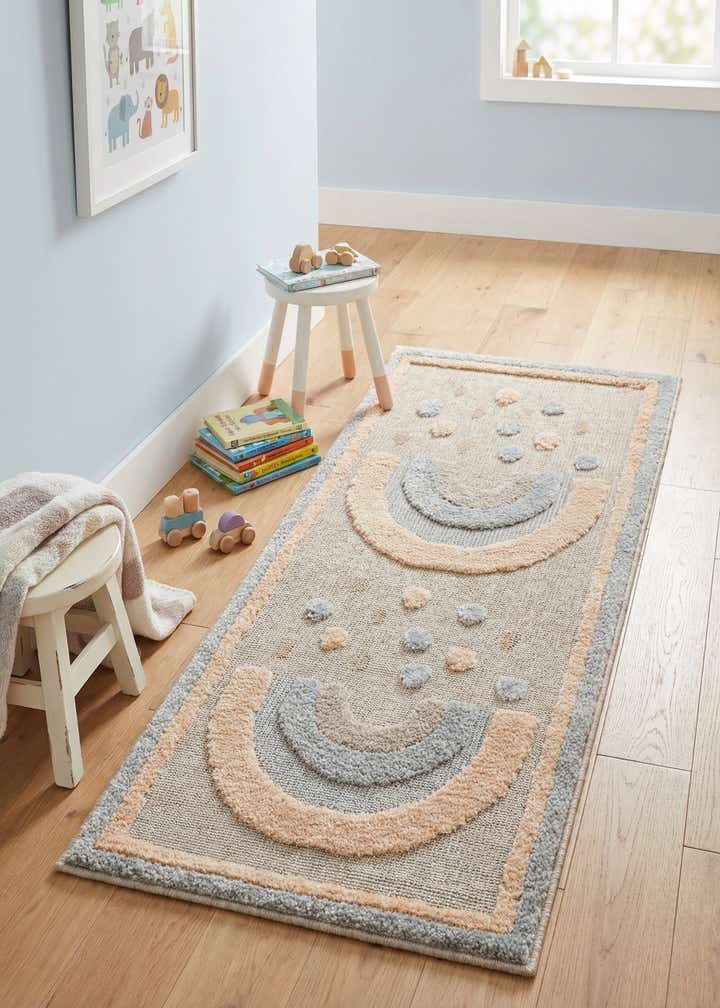 2' x 4' Whimsy Kids Runner Rug