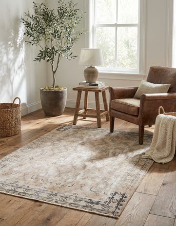 3' 3 x 5' Hand Knotted Ultra Vintage Persian Wool Rug