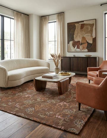 7' 4 x 9' 10 Hand Knotted Modern Nehmo Rug