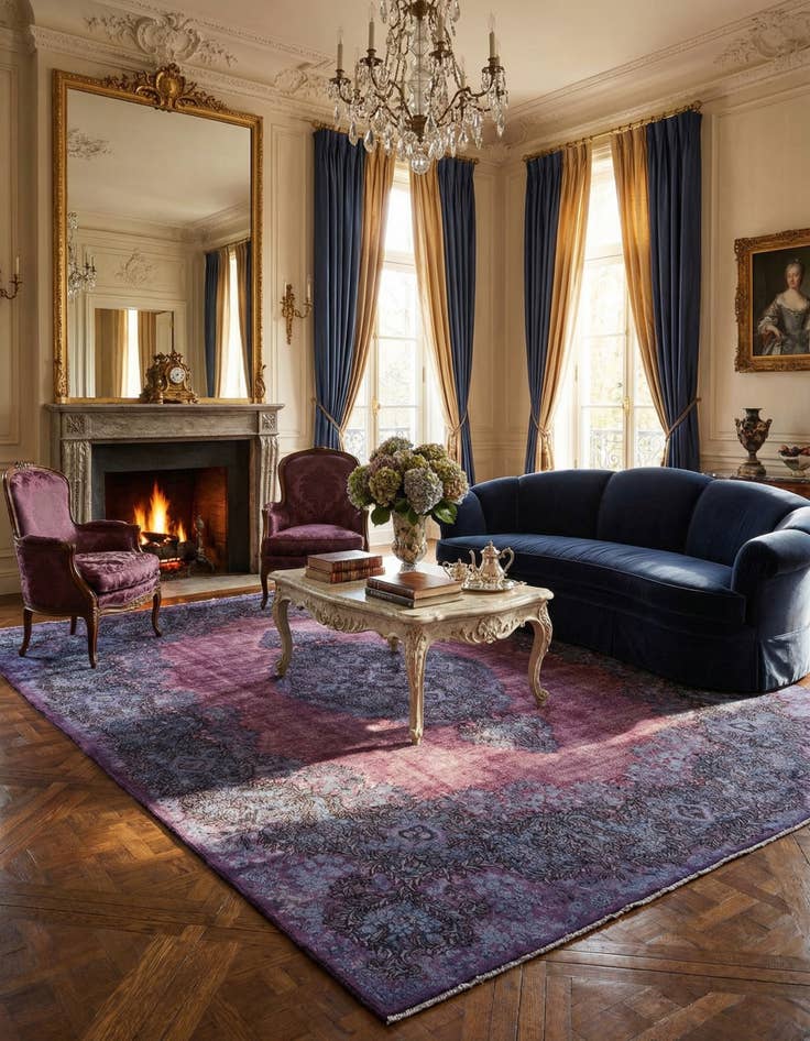 Detail image of  9' 1 x 12' 8 Vintage Royal Rug