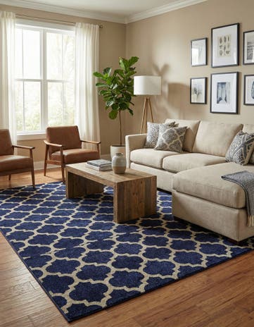 9' x 12' Lattice Rug
