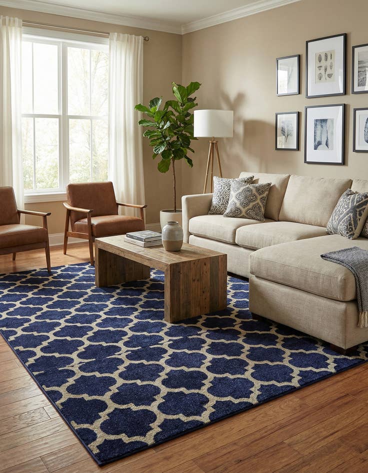 Detail image of  9' x 12' Lattice Rug